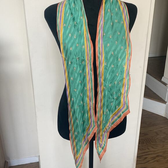 Kenzo 100% Silk Neck Scarf - Picture 6 of 6